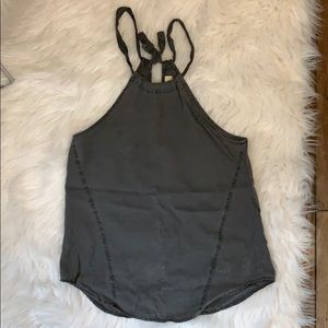 Bella Dahl highneck tie top